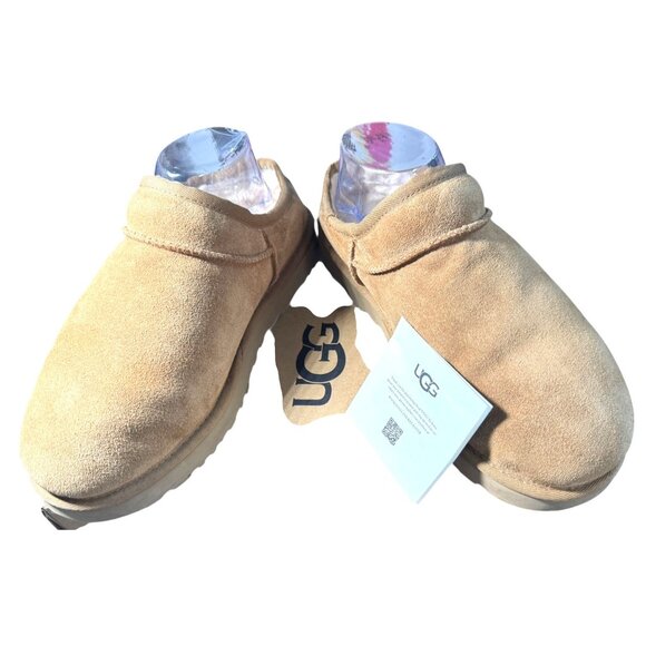 UGG Women's Tasman Slippers In Chestnut Suede Size 7-8‎ - Picture 2 of 12